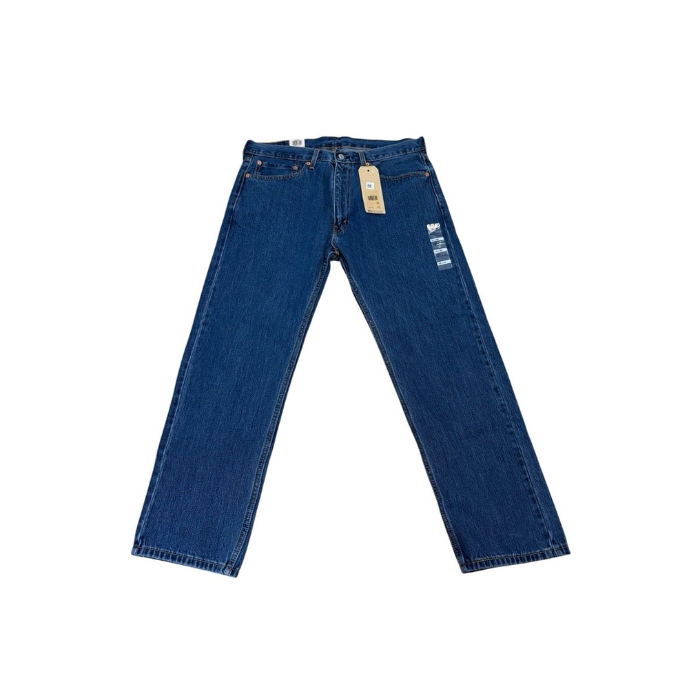 Levi's 505 Regular Fit Men's Jeans Size 36x30 Blue Denim New